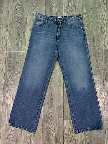 капсулы чакшир: Джинсы, Прямые, Zara basic, Средняя талия, Стрейч, S, M — 5
