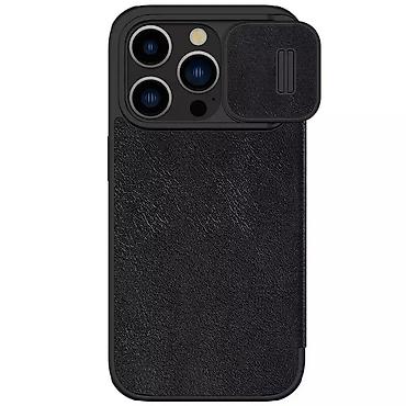 modem: Maska Nillkin Qin Pro za iPhone 15 Pro 6.1 crna. Uz brzu dostavu i — 1