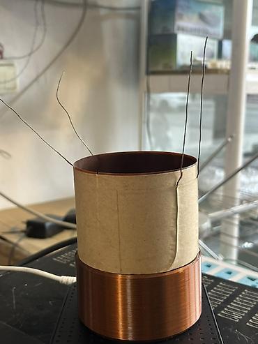 Avtoelektronika: Məhsul: Dinamik üçün səs bobini (voice coil) Təsvir: - Mis məftildən — 1