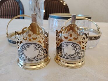 gold house: Çay dəsti, rəng - Qızılı, SSRİ