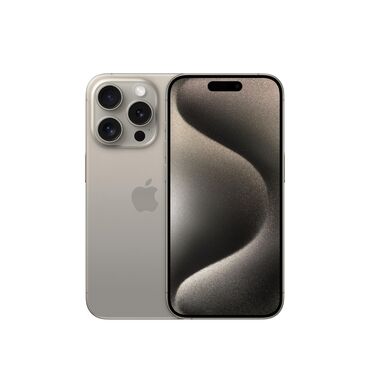 Apple iPhone: IPhone 15 Pro, Б/у, 256 ГБ, Desert Titanium, Зарядное устройство, Коробка