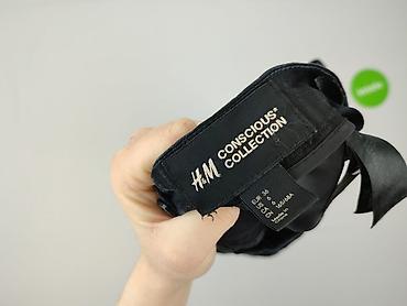 hm spodnice czarne: H&M Conscious, Spodnie materiałowe damskie, rozmiar S — 4