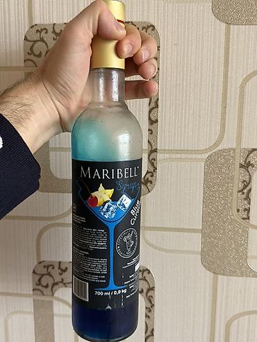 soya satışı: Maribell Syrup – Blue Curacao, 700 ml (0,9 kg) - Rəng: dərin mavi - — 1
