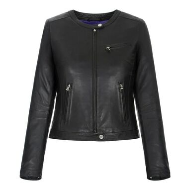 женская зимняя кожаная куртка: Кожаная куртка, Классическая модель, Натуральная кожа, Приталенная модель, XS (EU 34), S (EU 36)