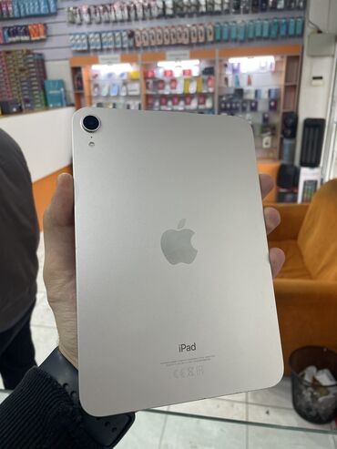 Apple iPad: Ipad mini 6 64 yaddas Barmaq izi islek Seliqeli istigade olunub