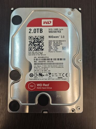 hdd для серверов i.norys: Накопитель, Б/у, Western Digital (WD), HDD, 2 ТБ, 3.5", Для сервера