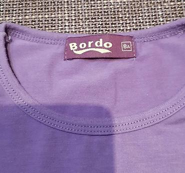 dm sandale: Dečija majica kratkih rukava Bordo – veličina 128 (8 godina) - Boja — 2