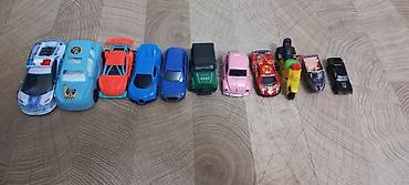 masin oyuncaqlari: Uşaq oyuncaqları dəsti – kiçik ölçülü die-cast və plastik nəqliyyat — 2