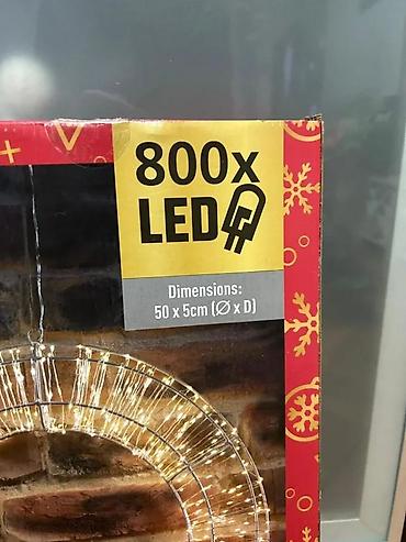 sat: LIVARNO Home LED dekoracija za osvetljenje – svetleći venac/figura - — 5
