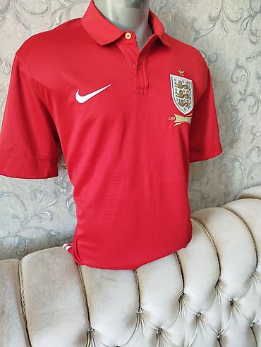 Kişi geyimləri: Futbolka, Nike, M, rəng - Qırmızı — 1