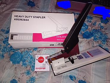 stepler böyük: Yeni kimi stepler. Demək olar istifadə edilməyib. Yeni alınanda — 2