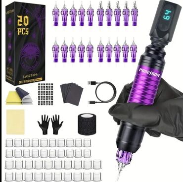 lipuçka aparatı: Ən ucuzu bizdə! Posedon tatoo Aparatı 1500 Mah batteriya🔋 12V işləmə
