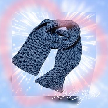 Kape i aksesoari: Topli dugačak šal ručno pleteni, 200x22 cm. Novo — 8