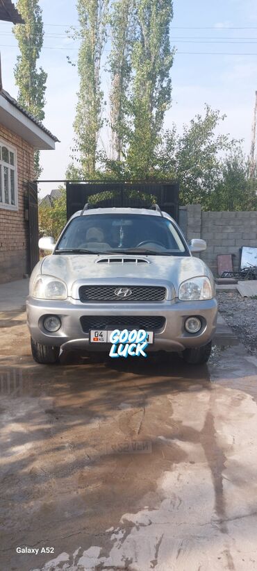 хюндай крета: Hyundai Santa Fe: 2002 г., 2 л, Механика, Дизель, Жол тандабас