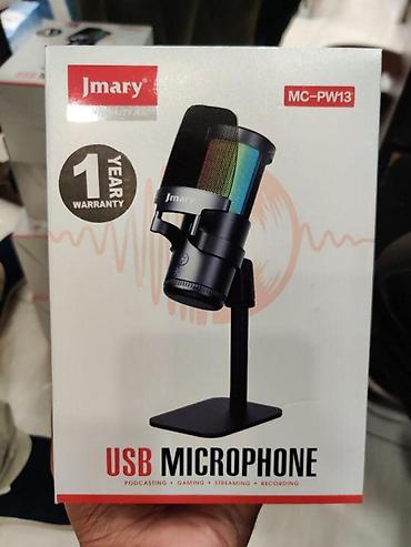 Mikrofon Jmary MC-PW13 Təyinatı - Kompüter üçün Tip - Oyun mikrofonu