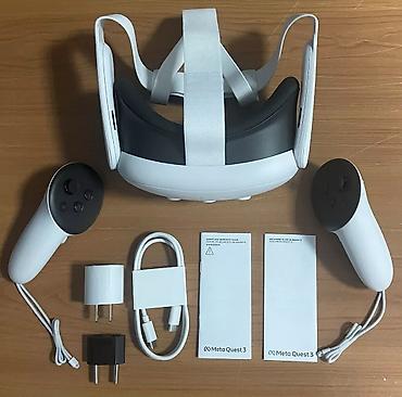 VR көз айнек: Продам НОВЫЙ Meta Quest 3 512GB, брал 03.08.2026г. Есть все чеки, и — 1