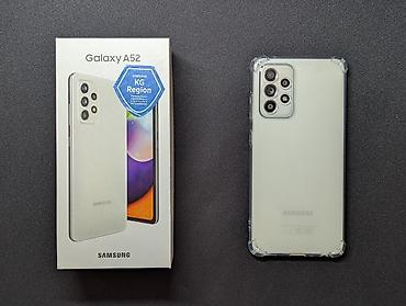 nokia e52: Samsung Galaxy A52, Б/у, 128 ГБ, цвет - Белый, 2 SIM — 1