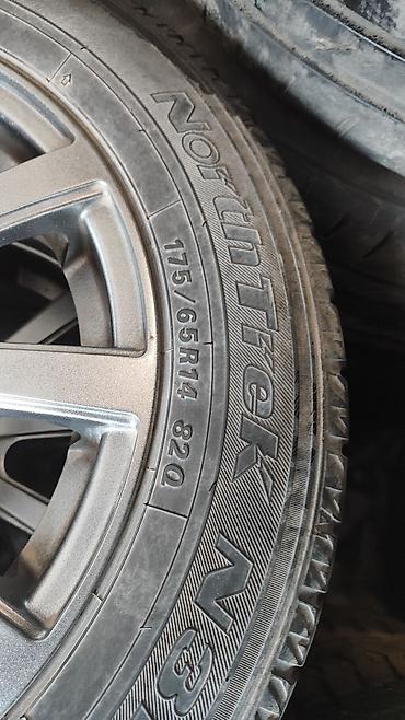 952 2: Комплект дисков с шиной 175/65r14 на фит Ист Демио и другие на 4*100 — 3