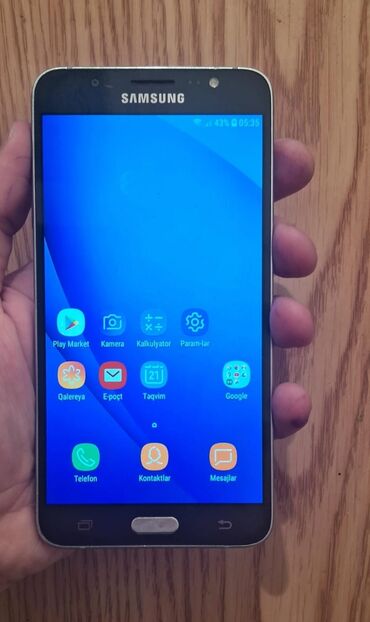 Samsung: Samsung Galaxy J7, 16 GB, rəng - Qara, Sensor, İki sim kartlı