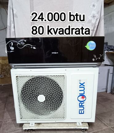 ev kondisioneri: Kondisioner Eurolux, İşlənmiş, 70-80 kv. m, Split sistem, Kredit yoxdur, Ödənişli quraşdırma