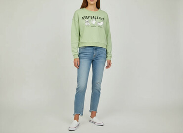 bluza z krową: Bluza damska
, rozmiar M