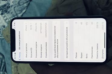 Apple iPhone: IPhone X, 256 ГБ, 72 % — 7