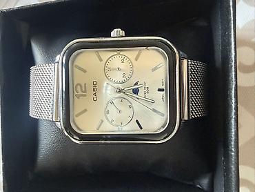 саат касио: Классикалык сааттар саат, Casio, Жапония, Суу өткөрбөөчү, Эркектердики, Жаңы — 4