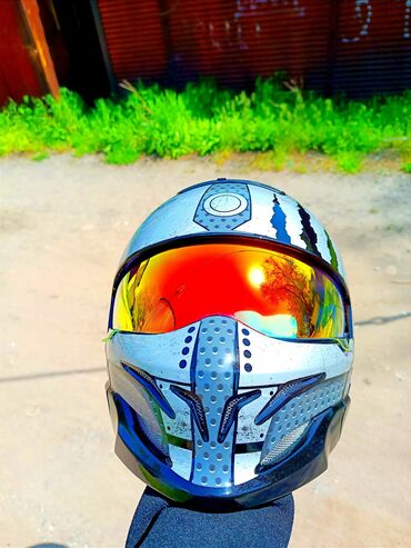 мотоцикл с люлькой: • Шлем Combat Высокого Качества!. Визор антиблик + прозрачный визор