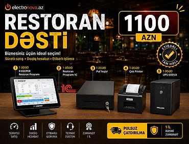 kassa qutusu: 🔥 **RESTORAN DƏSTİ – Tam Hazır Həll!** 🍽️ Restoran, kafe, çay evi və — 1