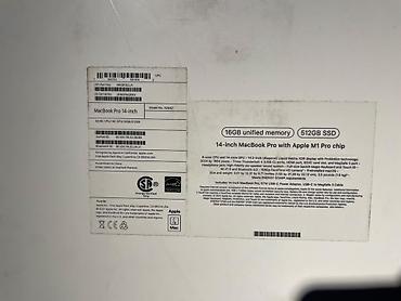 komputer windows 7: Apple MacBook Pro 14-inch (Model A2442) — M1 Pro çipli Əsas — 2