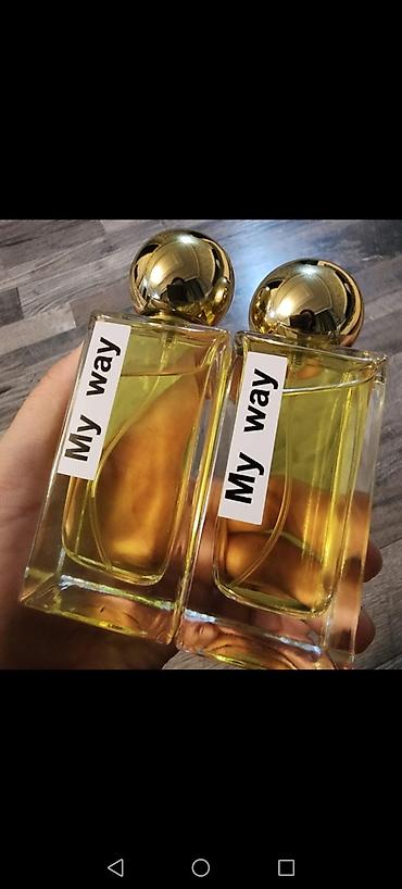 Ətriyyat: 50ml sadə qablasmada 30ml yağ 20ml suyu Fransa parfum ları bütün — 12