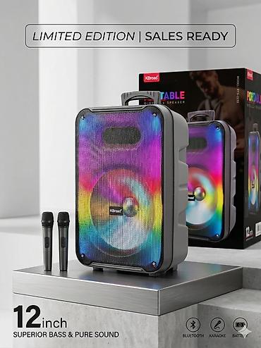 mikrofon kalonka: KBroad Portable Wireless Speaker – Limited Edition - 12 düym dinamik — 1