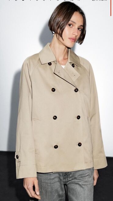 Mantili: M, Novo, Sa postavom, Jednobojni, bоја - Bež — 6