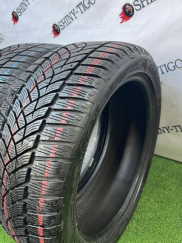 чёрные зимние: Шины 225 / 45 / R 18, Зима, Б/у, Пара, Легковые, Германия, GoodYear — 2