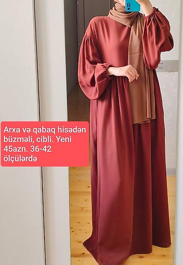 Сабо: - Qadın uzun paltar 36-38, 40, 42 ölçüləri var — 1