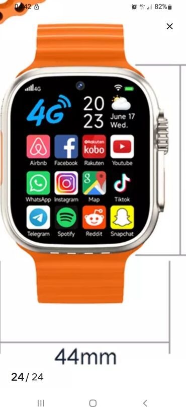 Apple Watch: Smart часы- телефон беспроводная зарядка, для дам тоже подходит держит