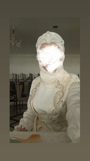 киргизский национальный костюм купить: Национальный женский комплект в светлом молочном цвете. Состав и