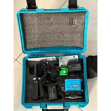 Makita 4D Yaşıl Şüalı Lazer Nivelir Seti Peşəkar ölçü-layihə işləri
