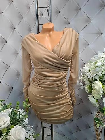 Haljine: Elegantne ženske haljine – večernji modeli sa dugim rukavima - — 6