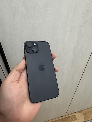 mini iphone: IPhone 15, Б/у, 128 ГБ, Черный, Защитное стекло, Чехол, 85 % — 4