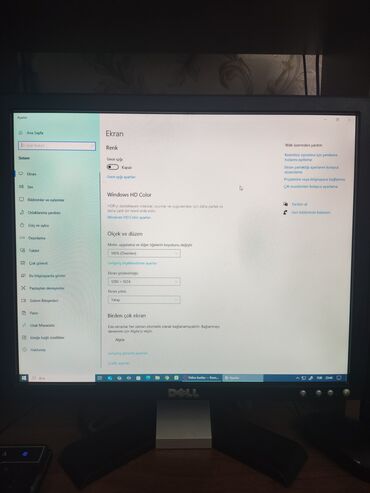 dizüstü kompyuter: "DELL" markasina aid monitordu her bir seyi islekdi hec bir problemi