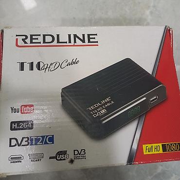 resiver: REDLINE T10 HD Cable DVB-T2/C rəqəmsal TV qəbuledicisi - Full HD — 1
