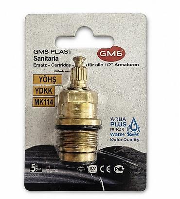 Santexnika: GMS Plastik Sanitaria kran mexanizmi (Ersatz Cartridge) – 1/2" — 1