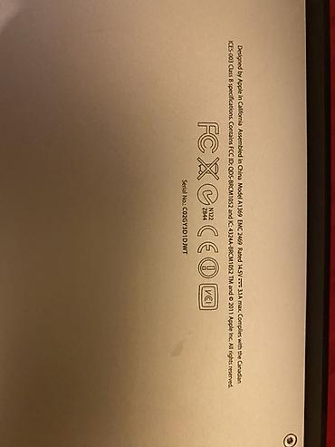 macbook air 2015: Apple MacBook Air 13" – Model A1369 (2011) Xüsusiyyətlər: - Ekran — 4