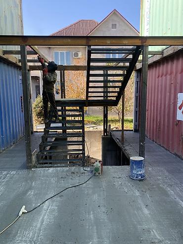 Строительство под ключ: Лестница Каркас Перилла Тепкич Сварочные работы любой сложности at lalafo.kg — 50 Строительство под ключ: Лестница Каркас Перилла Тепкич Сварочные работы любой сложности — 50