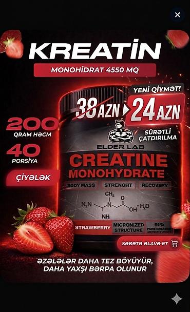 idman qida: Kreatin Çəki: 201 - 500 g, Yeni — 1