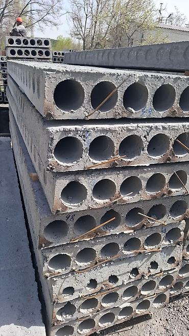 Пустотные плиты перекрытия: ЖБИ ЗАВОД Плиты перекрытия 12500 дөн баштап размерине жараша өзгөрөт — 16