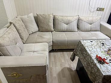 Divanlar: Künc divan, İşlənmiş, Açılan, Bazalı, Vеlur parça — 2