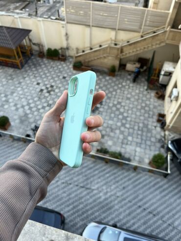 Qoruyucu plyonka və şüşələr: Məhsul: Apple iPhone üçün silikon qoruyucu örtük - Rəng: Açıq firuzə — 5