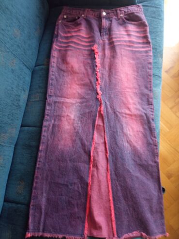 m sara farmerice: M (EU 38), Maxi, color - Red